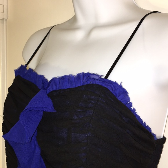 TIH Hype dress black blue dress size medium juniors or womens - Picture 5 of 16